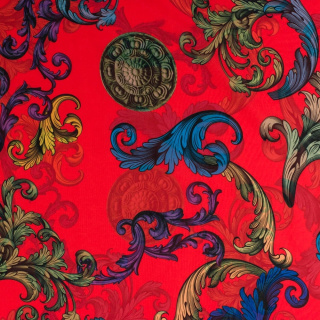 Anyag sifon piros sima olasz minta 0,5m