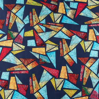 Viskóz anyag geometriai minta 100% viszkóz 0,5m