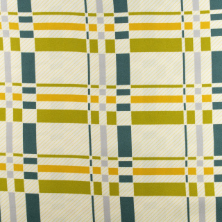 Látka viszkóz ecru kocka 100% viszkóz 0,5m