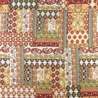 Rózsaszín virágos viszkóz anyag 100% viszkóz 0,5m