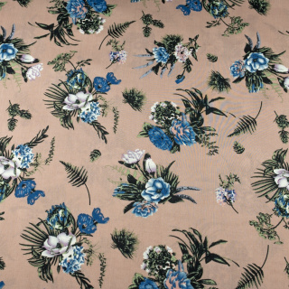 Bezsás viszkóz anyag virágok 100% viszkóz 0,5m