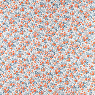 Fehér virágos viszkóz anyag 100% viszkóz 0,5m