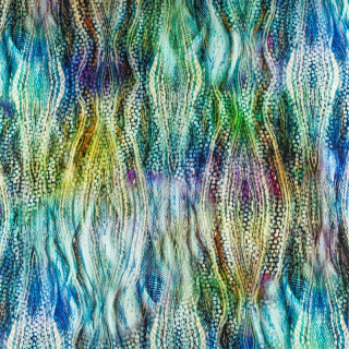 Zöld-kék viszkóz anyag 100% viszkóz 0,5m