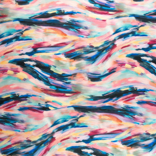 Lágy viszkóz twill rózsaszín sima festett minta 0,5m