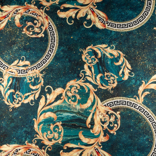 Látka viszkóz twill zöld sima olasz minta 0,5m