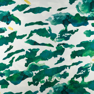 Látka viszkóz twill zöld sima terepmintás minta 0,5m