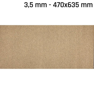 Tömítőlemez kork-gumi 470x635x3,5mm