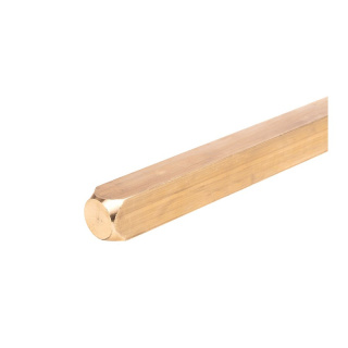 Rúd négyzetes sárgaréz 1m 25x25mm