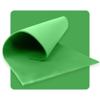 Akusztikus panel hab VLNY 200×100 cm 3 cm sötétzöld