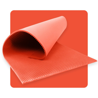 Akusztikus panel hab VLNY 200×100 cm 3 cm dinnye