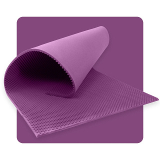 Akusztikus panel hab VLNY 200×100 cm 3 cm lila