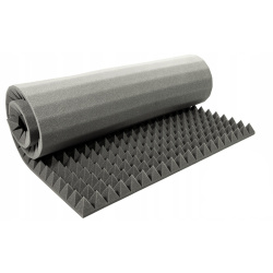 Akusztikus hangszigetelő hab PYRAMID 60mm 200x100cm ragasztó nélkül nem gyúlékony