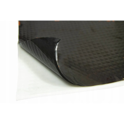 Fekete alumínium butil párna zajcsökkentéshez 4mm 75x50cm