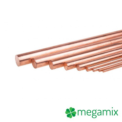 Kerek réz rúd