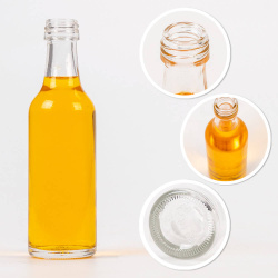 Üvegpalack 10 db 50ml 12cm MONOPOL