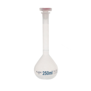 Mérőpohár PP-ből, üvegdugóval 10/19, B osztály – 10 ml, ISO 384