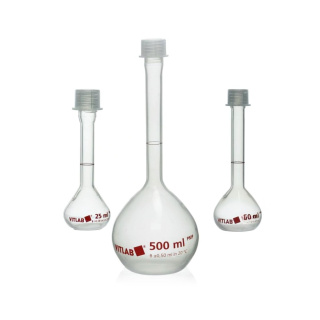 Mérőpohár PMP-vel, PP-zárással, B osztály – 50 ml, DIN EN ISO 1042