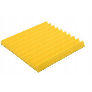 Akusztikus panel 50x50x5cm sárga önkioltó nem gyúlékony