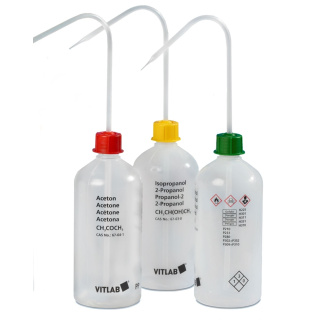 Izopropanol nyomású fúvóka, 500 ml, keskeny nyakú GL25 – PE-LD