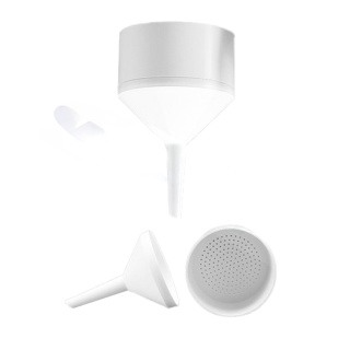 Buchner tölcsér PP-ből, 80 mm átmérőjű – 165 ml űrtartalom, laboratóriumi, szűréshez