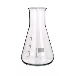 Erlenmeyerova banka (kužeľová) 300 ml, široké hrdlo, borokremičité sklo - SIMAX