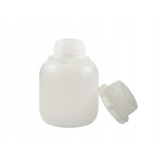 100ml HDPE palack és színtelen kupakos zárófedél