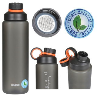 Vizes palack fekete Casno 1000ml