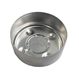 Alumínium edények 37x15mm teagyertyákhoz 10 db