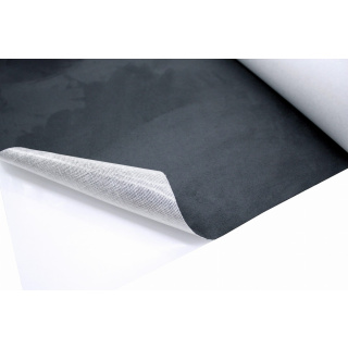 Sötét grafitszürke öntapadós velúr 50x140 cm