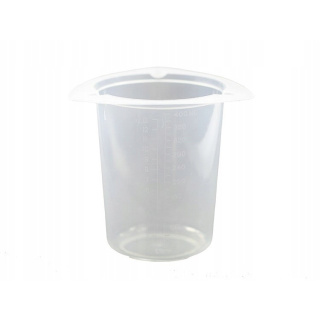 Cső 400ml háromutas PP 11cm