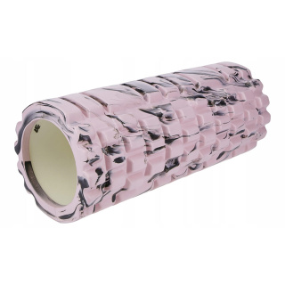 Masszázs görgő edzéshez 33 cm rózsaszín