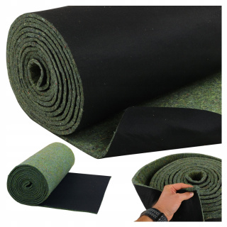 Hangszigetelő filc autóba 15 mm, 50 × 100 cm – fekete nemezzel