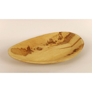 Préselt pálmalevélből készült tál 17x26x2cm bio