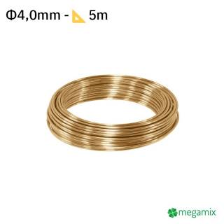 Sárgaréz drót Φ4,0mm 5m