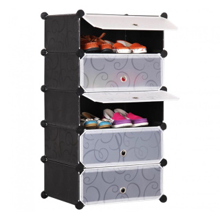 Moduláris cipős szekrény 5 szintes