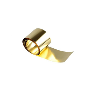 Sárgaréz szalag 1000x300x0,3mm