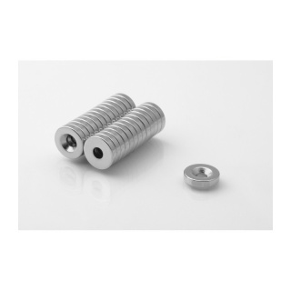 Neodímium mágnes a csavar alatt MP 14x(8x4)x5 N38