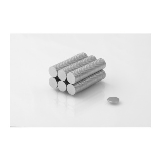 Neodímium mágnes 10db henger MW 8x1 N38