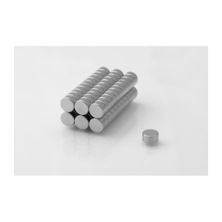 Neodímium mágnes 10db henger MW 8x4 N38