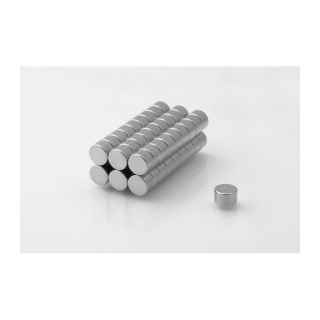 Neodímium mágnes 10db henger MW 8x5 N38