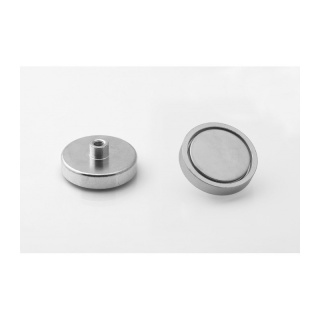 Neodímium mágneses fogantyú UM 40x8,5xM6 belső x 15,5