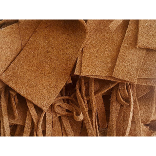 Kókuszszőnyegből származó hulladék a gyártás után