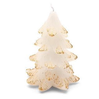 Dekoratív karácsonyfa gyertya 12x9cm kicsi