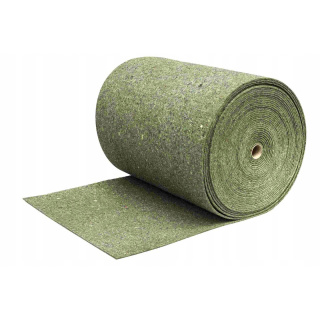Nemezszőnyeg hangszigetelt porózus ragasztó nélkül 10mm 100x100cm zöld