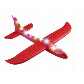 Polisztirol repülőgép LED lámpával 47 cm