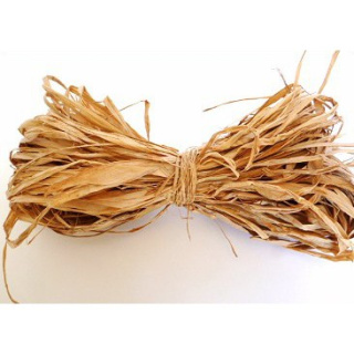 Natúr barna rafia 45g ajándék csokrok kötéséhez