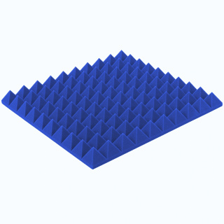 Akusztikus panel kék PIRAMIS 50×50 cm vastagság 5 cm