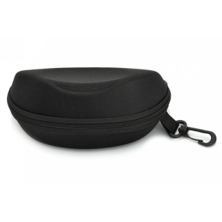 Fekete szemüvegtok karabinerrel