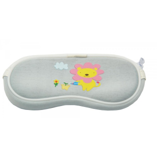 Gyerekszemüvegtok szürke színű, oroszlánnal SC-10B