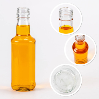 Üveg palack 200ml 17cm MONOPOL